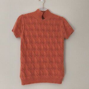 Boo Gemes Cashmere Short Sleeve Sweater Size XS